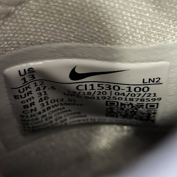 Nike Alpha Menace Elite 2 DT  Flyknit White Football Cleats CI1530-100  Men’s 13 main image 5